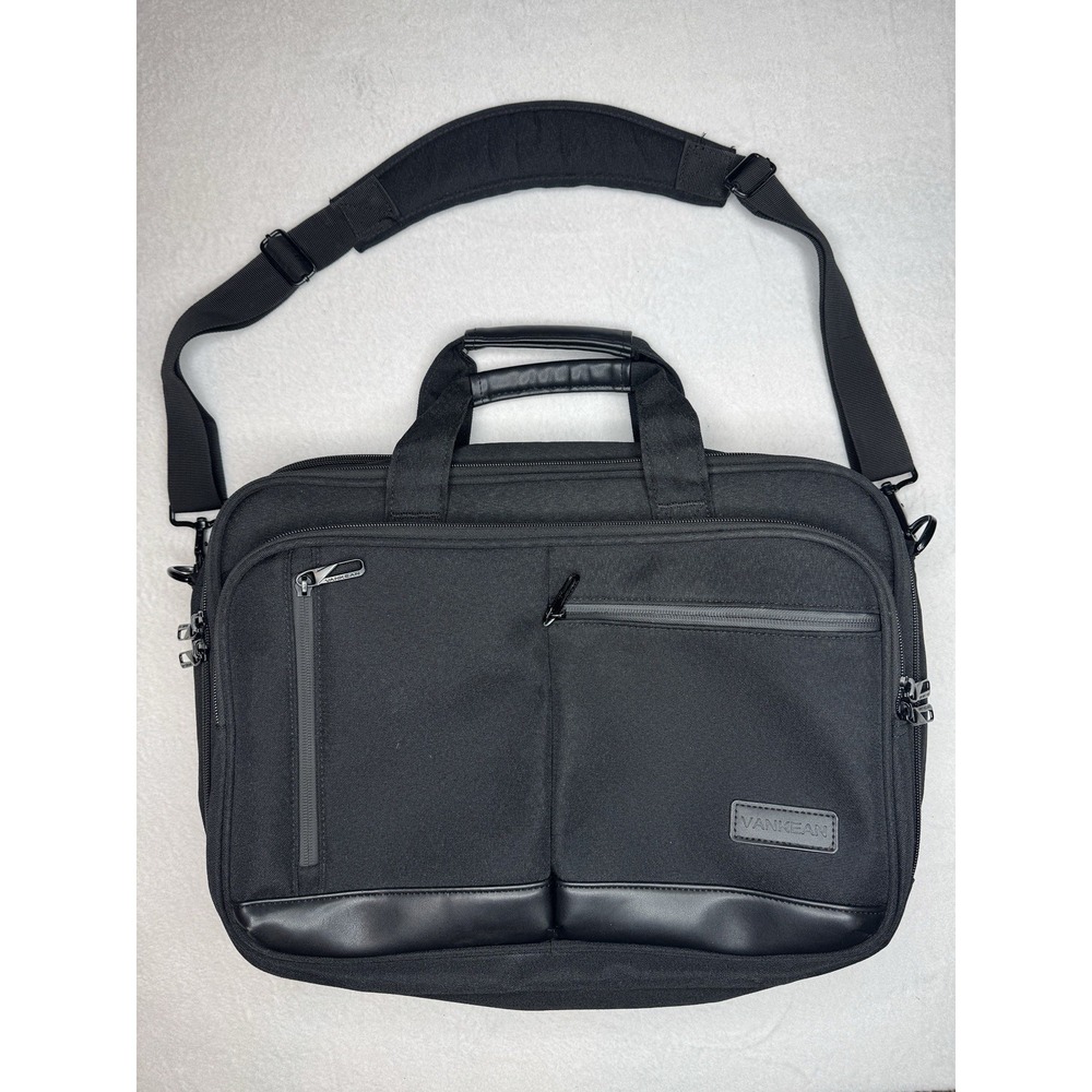 VANKEAN Laptop‎ & Tablet Bag Briefcase w/ Expandable Capacity Pockets
